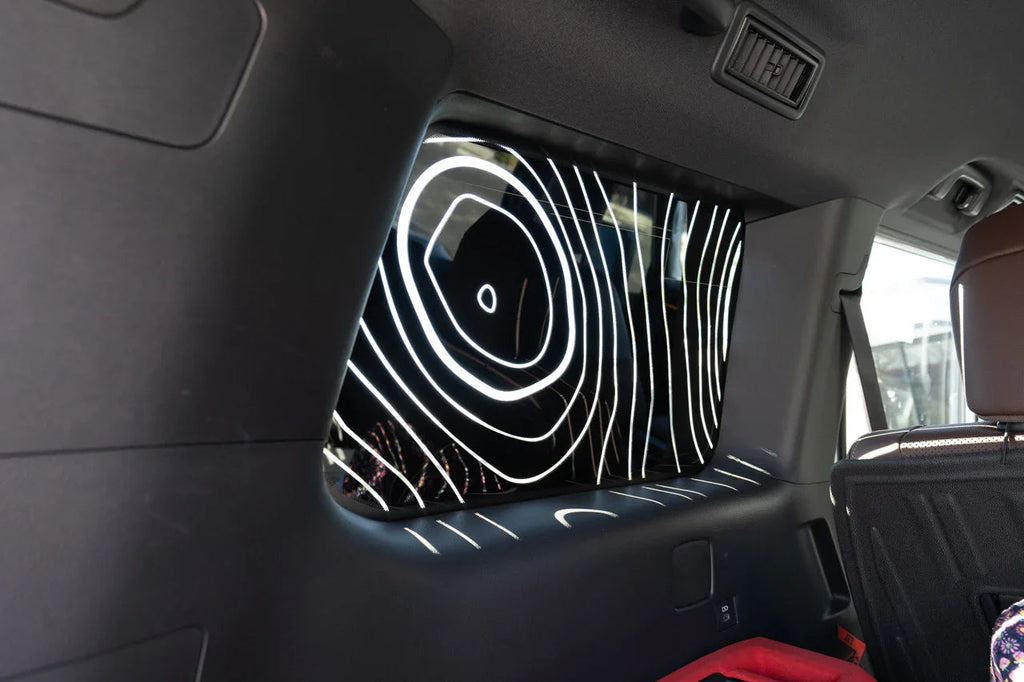 Topographic Rear Window Overlay V2 - 2024+ Land Cruiser StickerFab