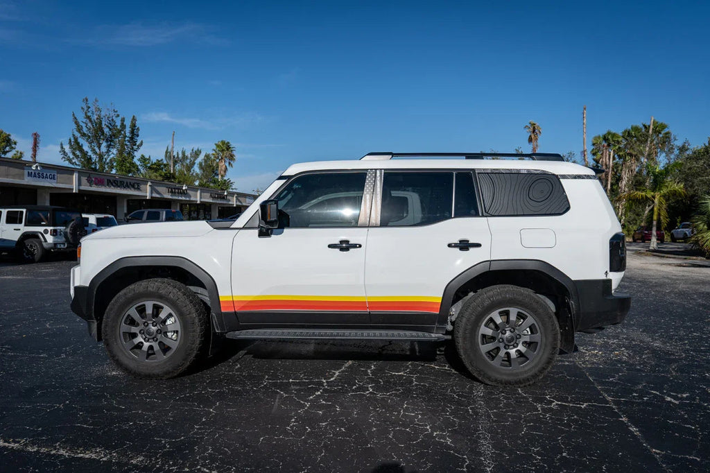 Topographic Rear Window Overlay V2 - 2024+ Land Cruiser StickerFab