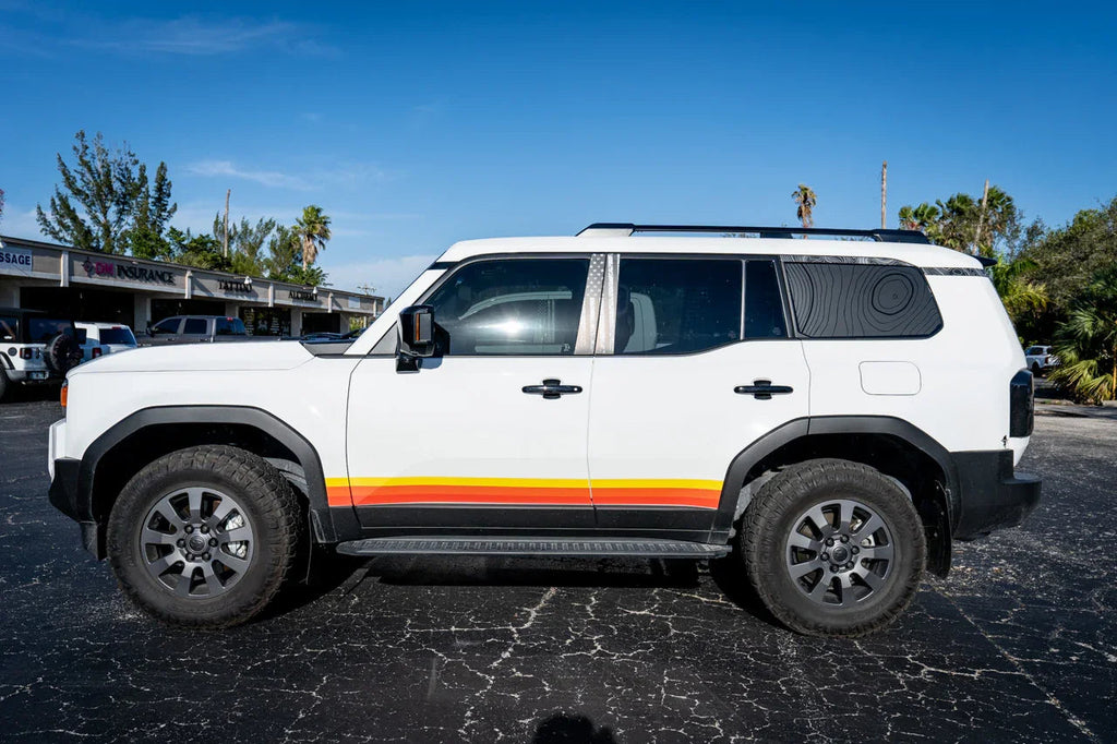 Topographic Rear Window Overlay V2 - 2024+ Land Cruiser StickerFab