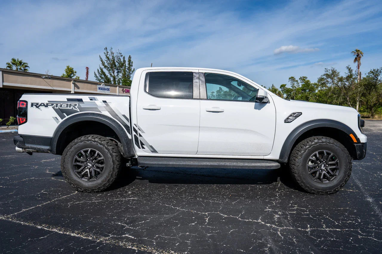 American Flag Fender Vent Overlays - 2024+ Ranger Raptor StickerFab