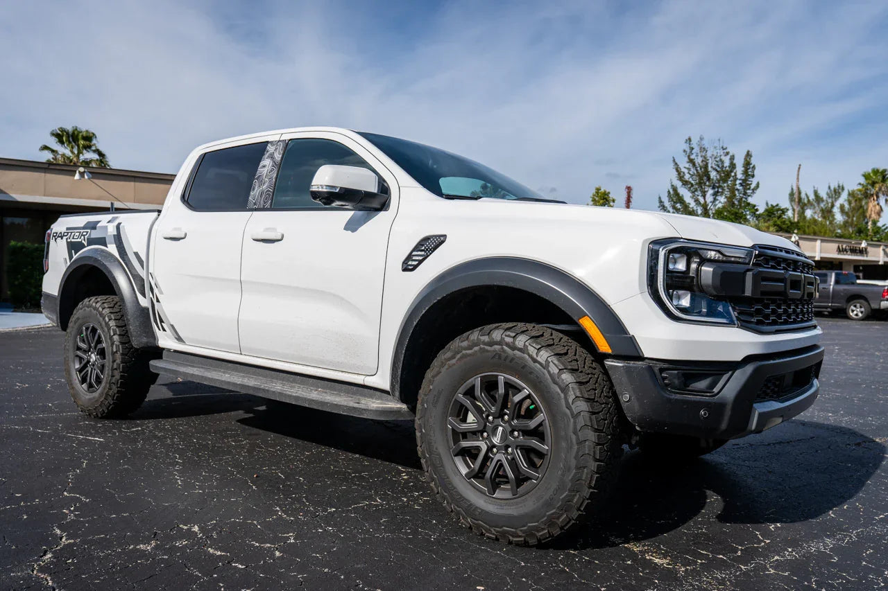 American Flag Fender Vent Overlays - 2024+ Ranger Raptor StickerFab