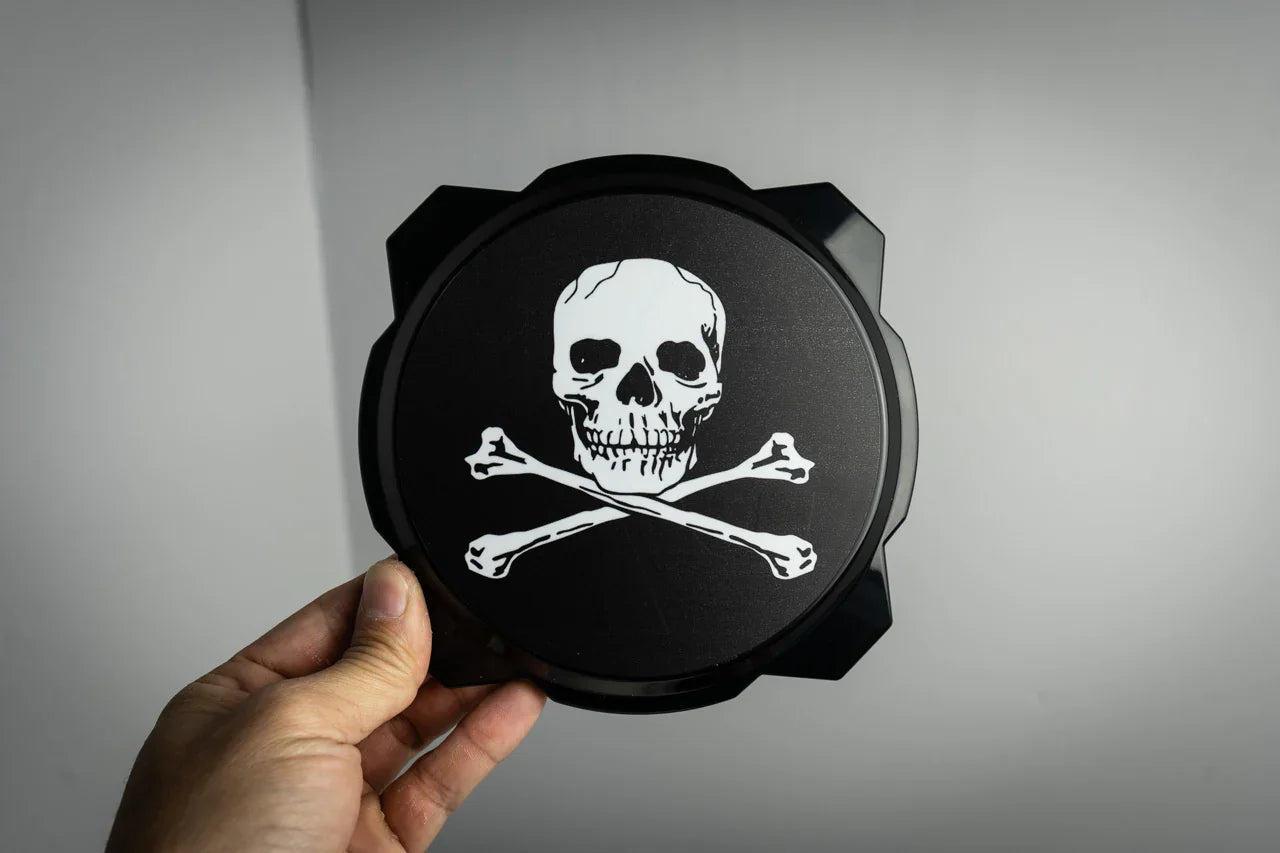 KC HiLITES Era 4 ROUND Series Light Cover Overlays - Universal StickerFab