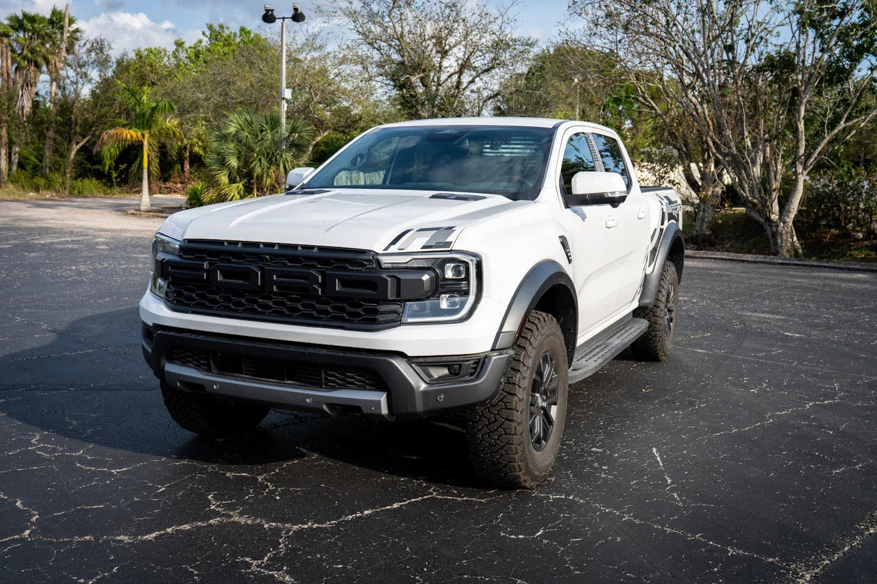 Freedom Series Sun Visor Overlays (Printed Series) - 2024+ Ranger Raptor (with Homelink) StickerFab
