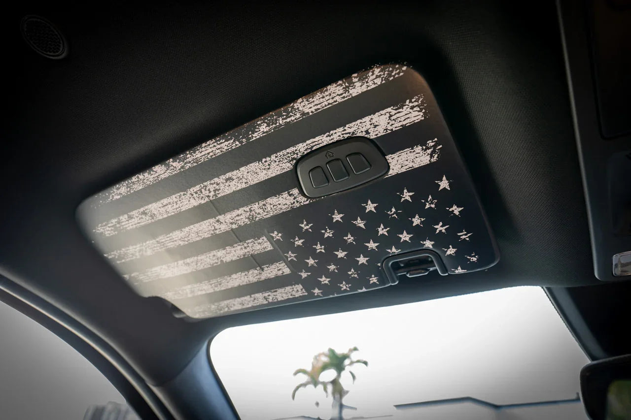 Freedom Series Sun Visor Overlays (Printed Series) - 2024+ Ranger Raptor (with Homelink) StickerFab