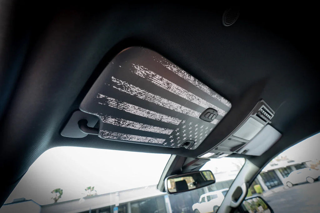 Freedom Series Sun Visor Overlays (Printed Series) - 2024+ Ranger Raptor (with Homelink) StickerFab