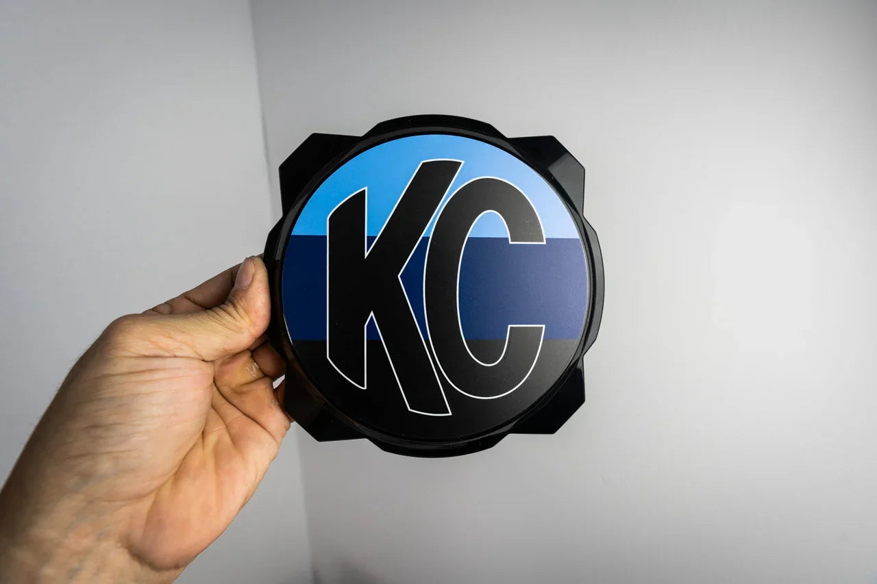 KC HiLITES Era 4 ROUND Series Light Cover Overlays - Universal StickerFab