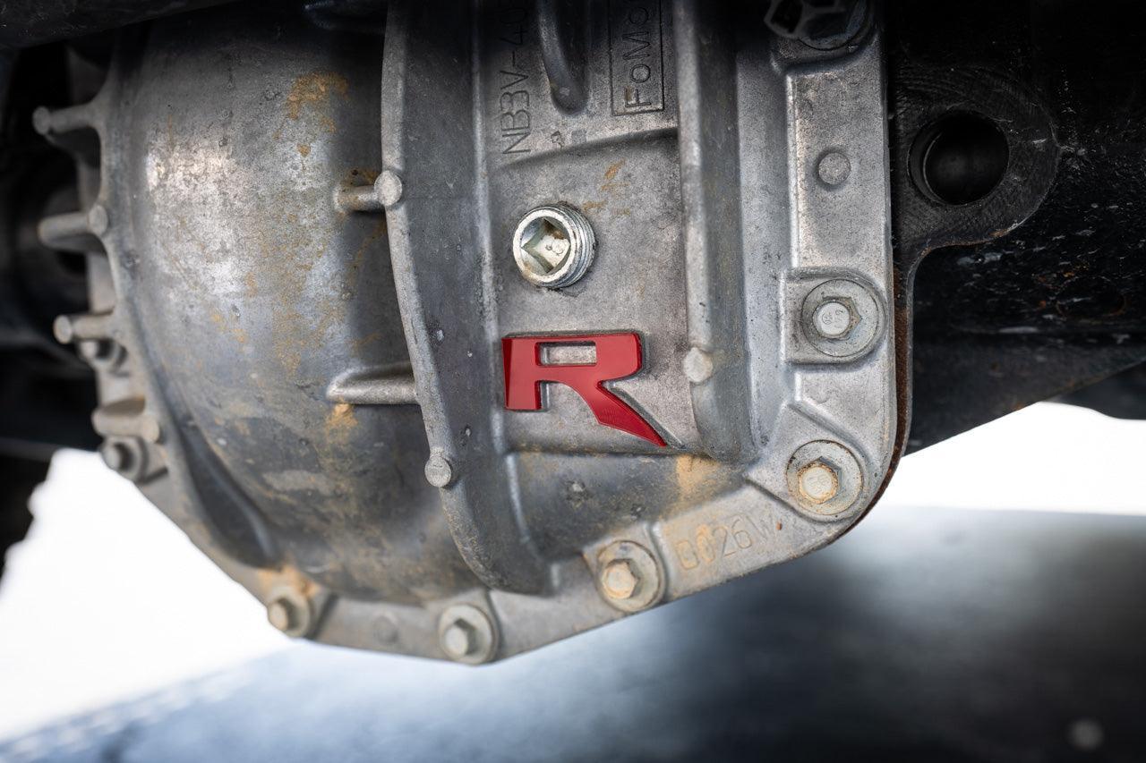 R Overlay for Differential Cover - 2022+ Bronco Raptor StickerFab