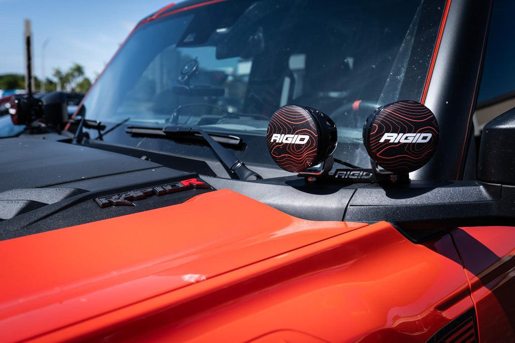R Inlay for Hood Emblems - 2022+ Bronco Raptor StickerFab