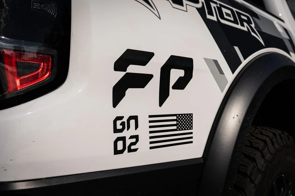 FP GN 02 Fender Decals - 2024+ Ranger Raptor StickerFab