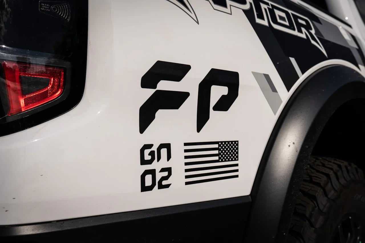 FP GN 02 Fender Decals - 2024+ Ranger Raptor StickerFab