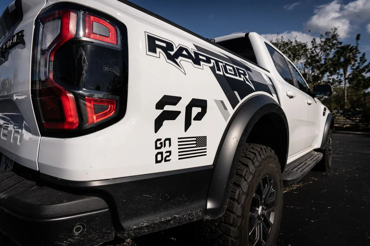FP GN 02 Fender Decals - 2024+ Ranger Raptor StickerFab
