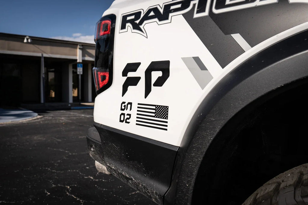 FP GN 02 Fender Decals - 2024+ Ranger Raptor StickerFab
