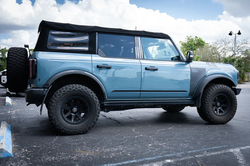Solid Color Lower Door Spear Stripe Kit - 2021+ Bronco 4 Door StickerFab