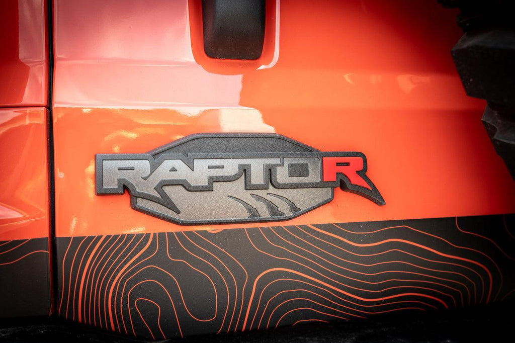 Acrylic R Inlay Kit - 2022+ Bronco Raptor StickerFab