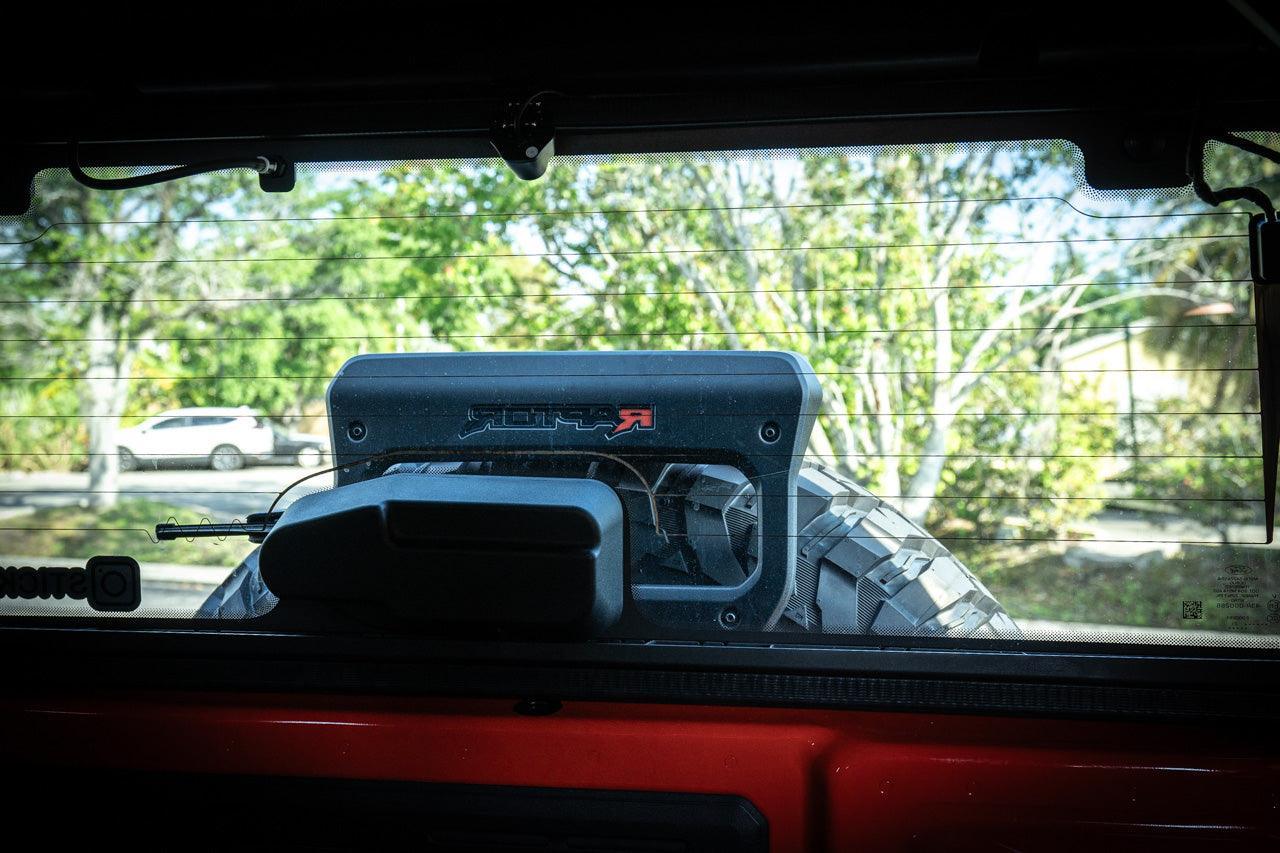 Backwards R Inlay for Third Brake Light - 2022+ Bronco Raptor StickerFab