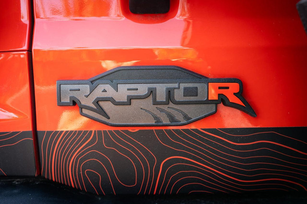 Acrylic R Inlay Kit - 2022+ Bronco Raptor StickerFab