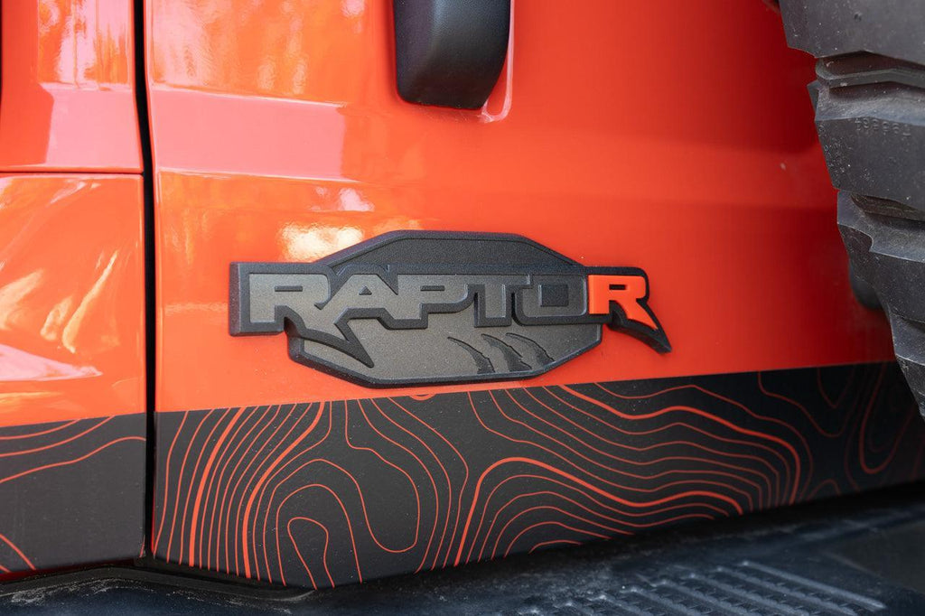 Acrylic R Inlay Kit - 2022+ Bronco Raptor StickerFab