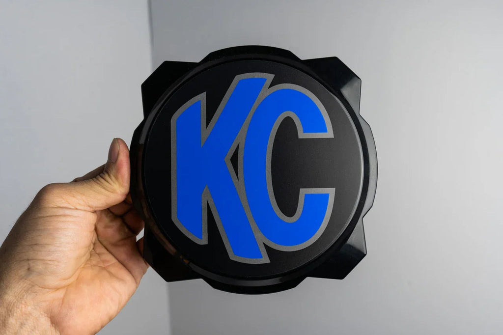 KC HiLITES Era 4 ROUND Series Light Cover Overlays - Universal StickerFab