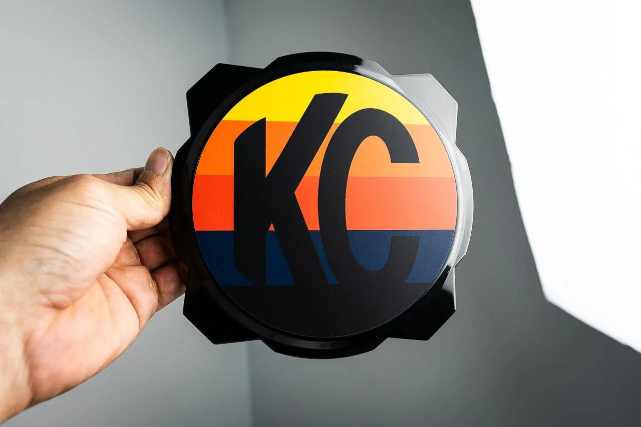KC HiLITES Pro6 / Titan Gravity Light Cover Overlays - Universal StickerFab