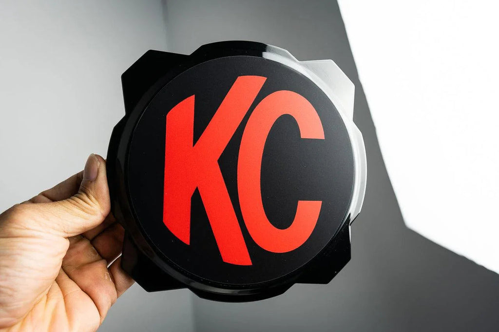 KC HiLITES Era 4 ROUND Series Light Cover Overlays - Universal StickerFab