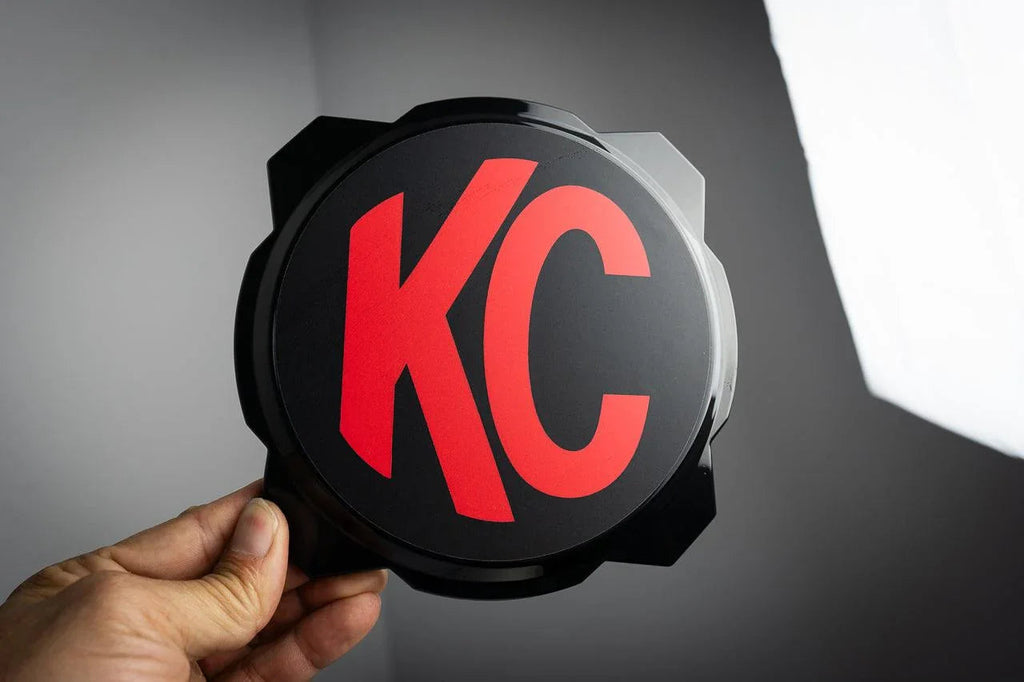 KC HiLITES Era 4 ROUND Series Light Cover Overlays - Universal StickerFab