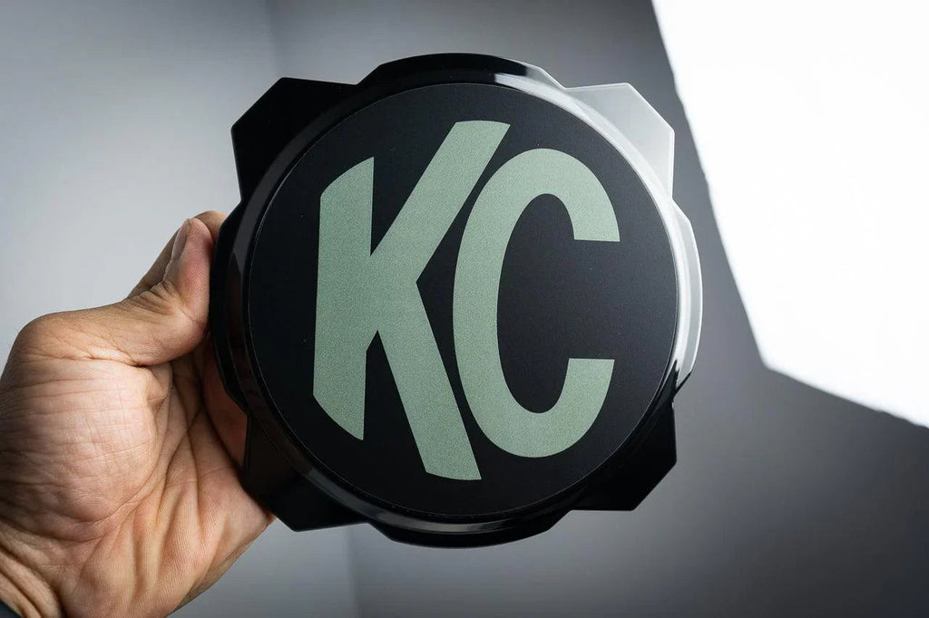KC HiLITES Era 4 ROUND Series Light Cover Overlays - Universal StickerFab