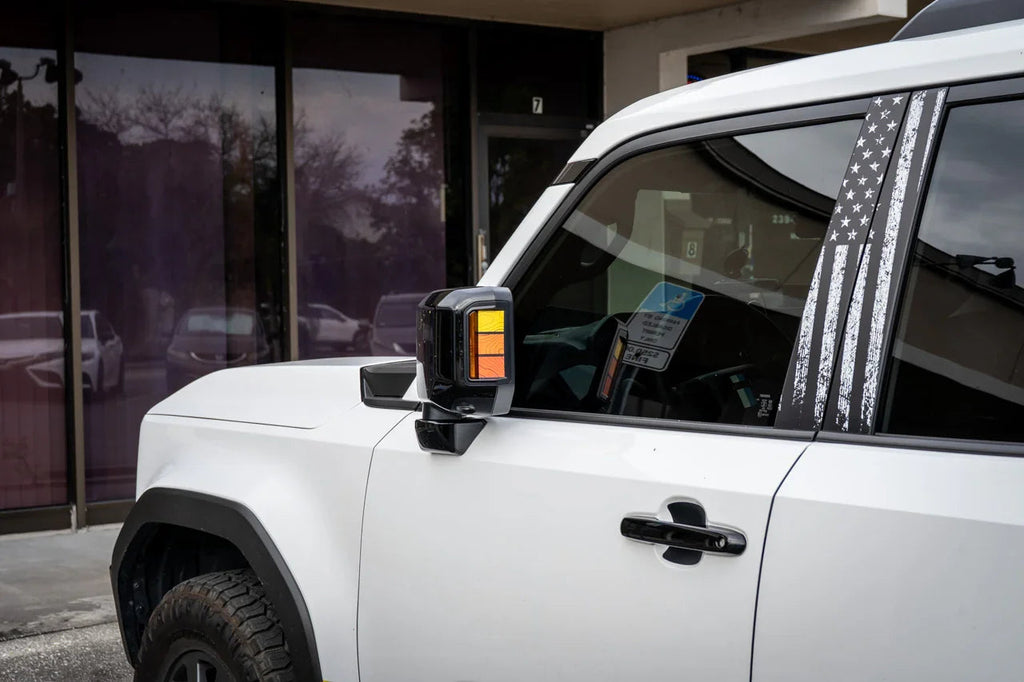 Heritage Retro TRD Style Mirror Stripes - 2024+ Land Cruiser / GX 550 StickerFab