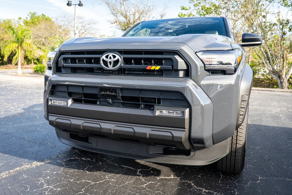 StickerFab Tri Color TRD Style Grille Emblem Version 2- 2024+ Tacoma / 2025+ 4Runner StickerFab
