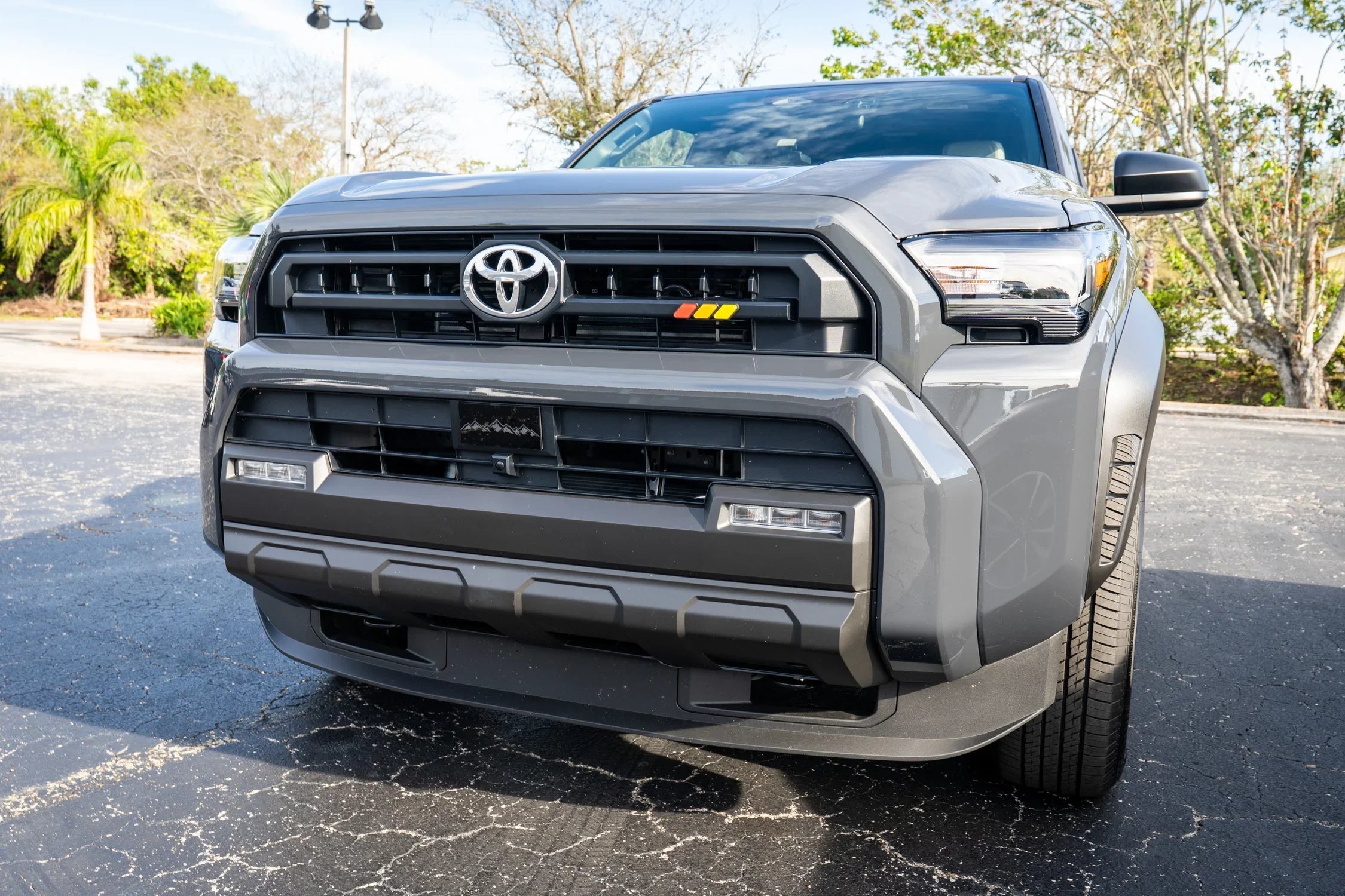 StickerFab Tri Color TRD Style Grille Emblem Version 2- 2024+ Tacoma / 2025+ 4Runner StickerFab
