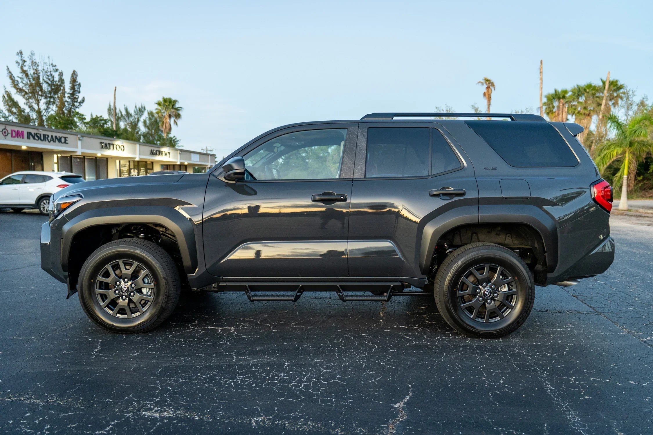 Topographic B Pillar Overlays - 2024+ Tacoma Double Cab / 2025+ 4Runner StickerFab