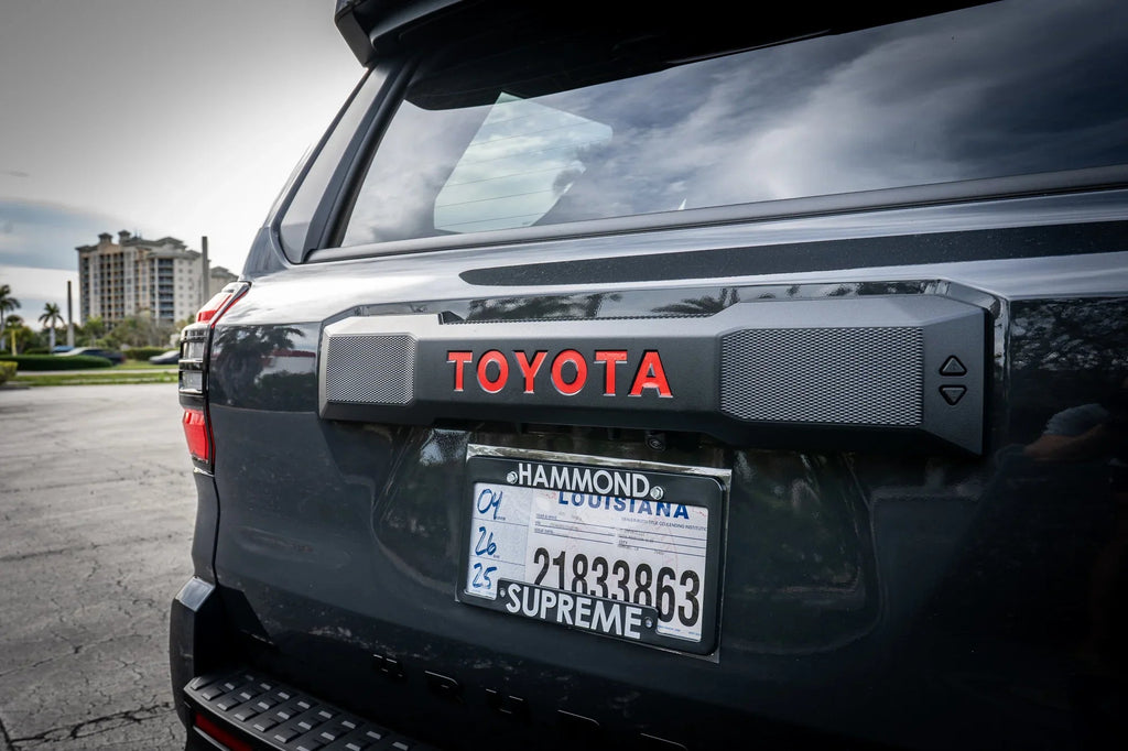 TOYOTA Rear Hatch Liftgate Emblem Inlays - 2025+ 4Runner StickerFab
