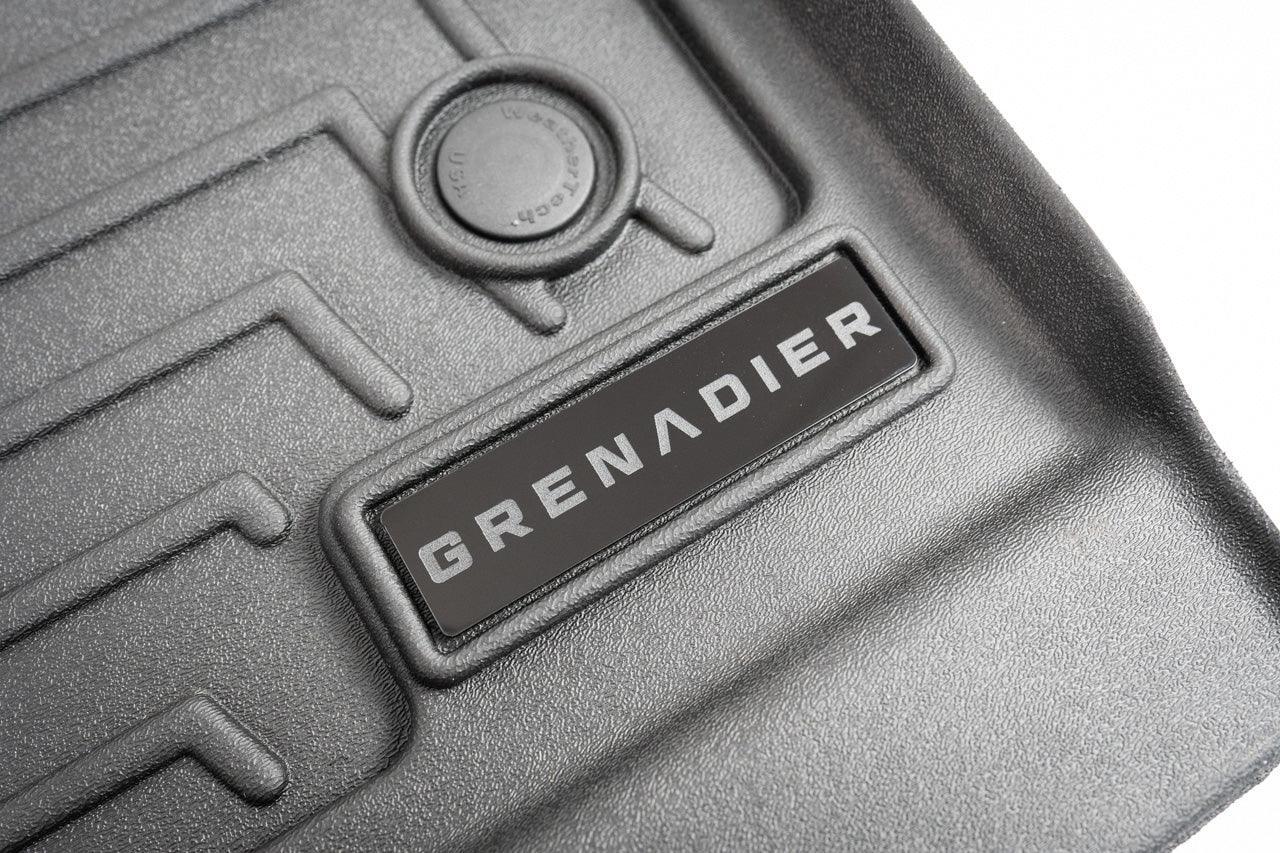 "Grenadier" Weathertech Floor Mat Logo (Etched Acrylic) - Universal StickerFab