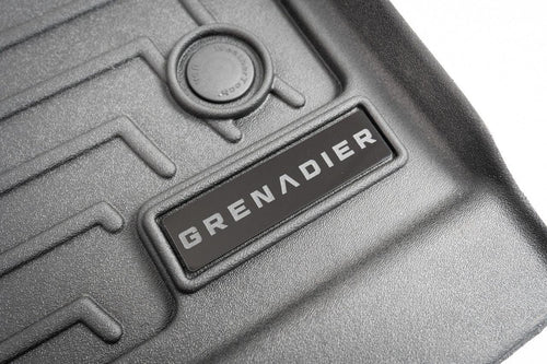 "Grenadier" Weathertech Floor Mat Logo (Etched Acrylic) - Universal StickerFab