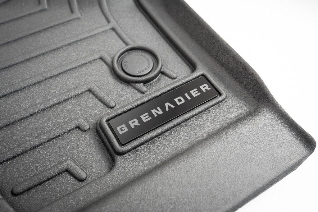 "Grenadier" Weathertech Floor Mat Logo (Etched Acrylic) - Universal StickerFab