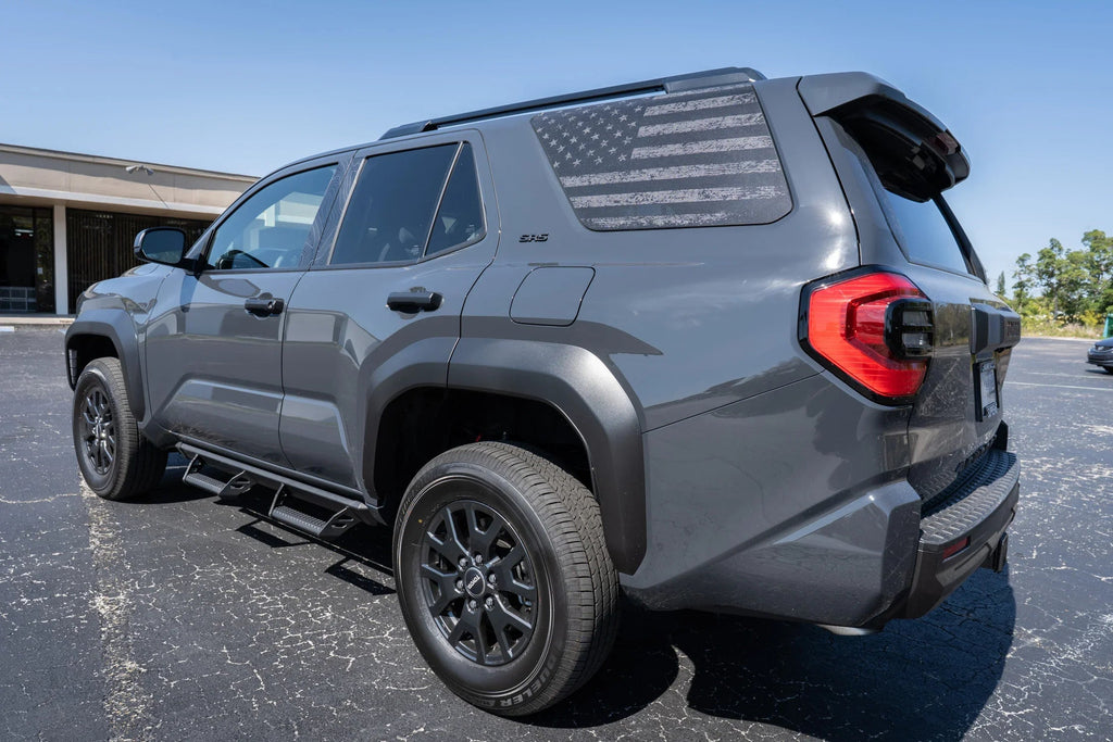 American Flag Rear Window Overlays V2 (Perforated) - 2025+ 4Runner StickerFab