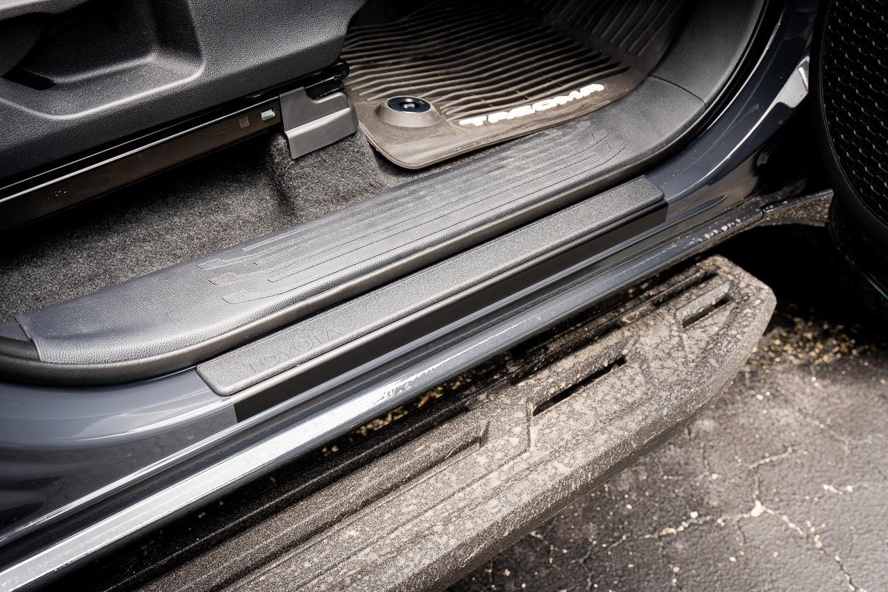 Door Sill Protector Extensions - 2024+ Tacoma Double Cab StickerFab
