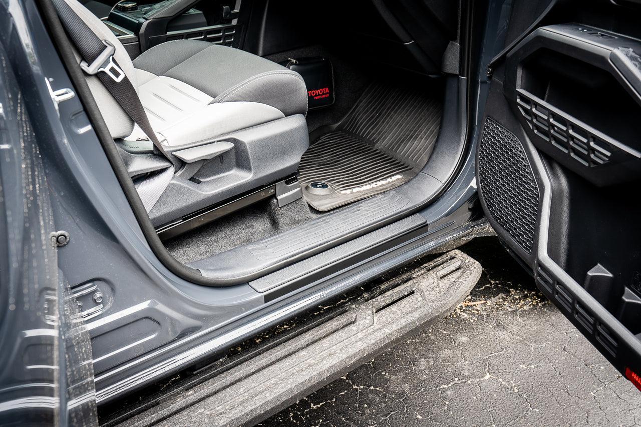 Door Sill Protector Extensions - 2024+ Tacoma Double Cab StickerFab