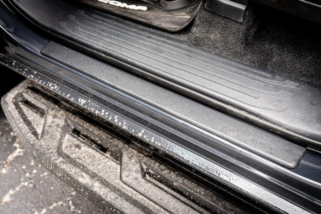 Door Sill Protector Extensions - 2024+ Tacoma Double Cab StickerFab