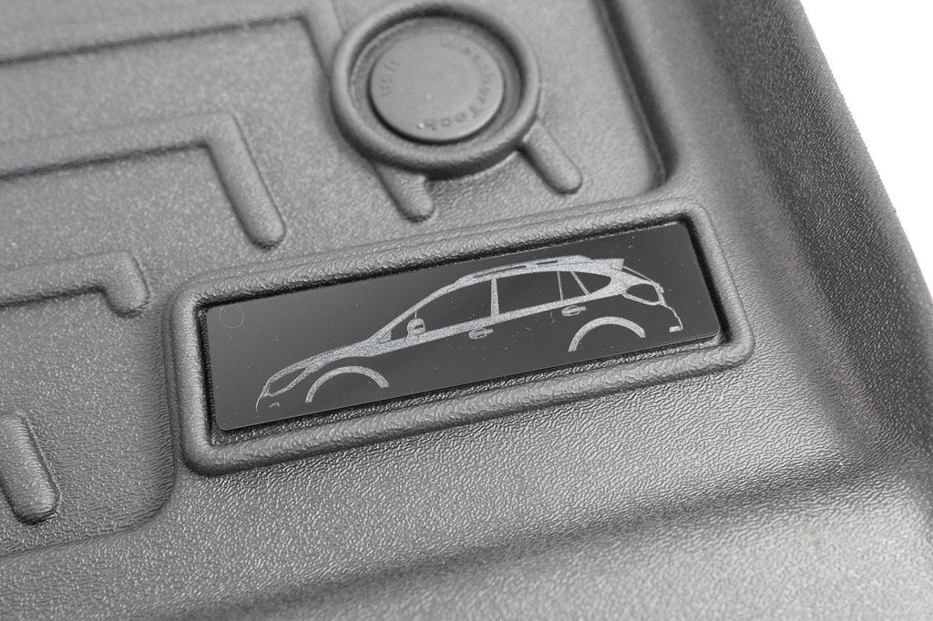 GP Crosstrek Weathertech Floor Mat Logo (Etched Acrylic) fits 2013-2017 Crosstrek StickerFab