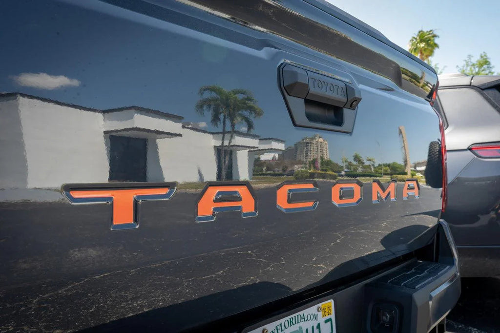 TACOMA Tailgate Inlay Letters - 2024+ Tacoma StickerFab