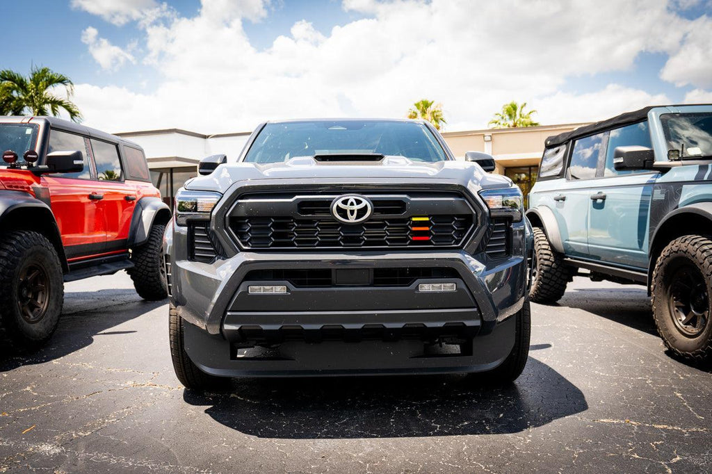 TRD Style Heritage Grille Tri Bar Overlays - 2024+ Tacoma StickerFab