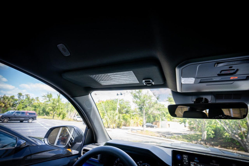 Sun Visor Airbag Label Overlays - 2025+ 4Runner StickerFab