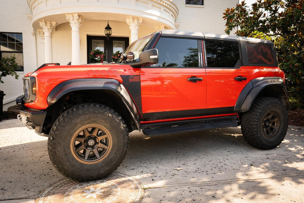 Topo EZ Install Door Cup Protectors - 2021+ Bronco StickerFab
