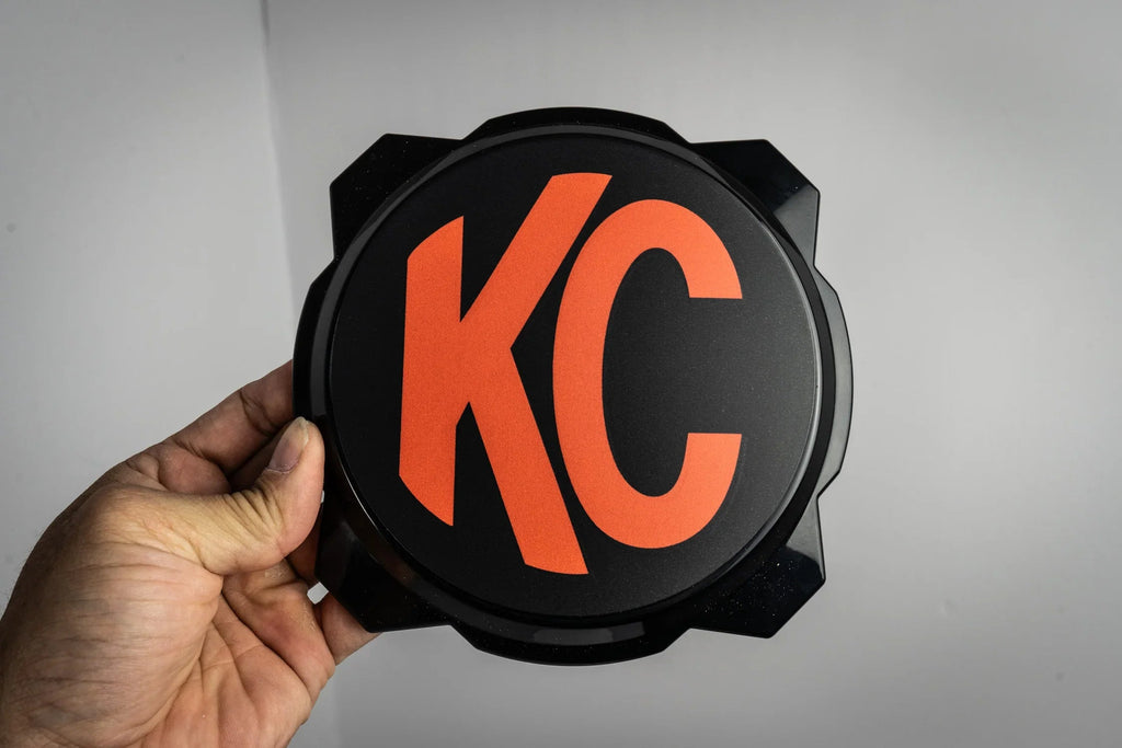 KC HiLITES Era 4 ROUND Series Light Cover Overlays - Universal StickerFab
