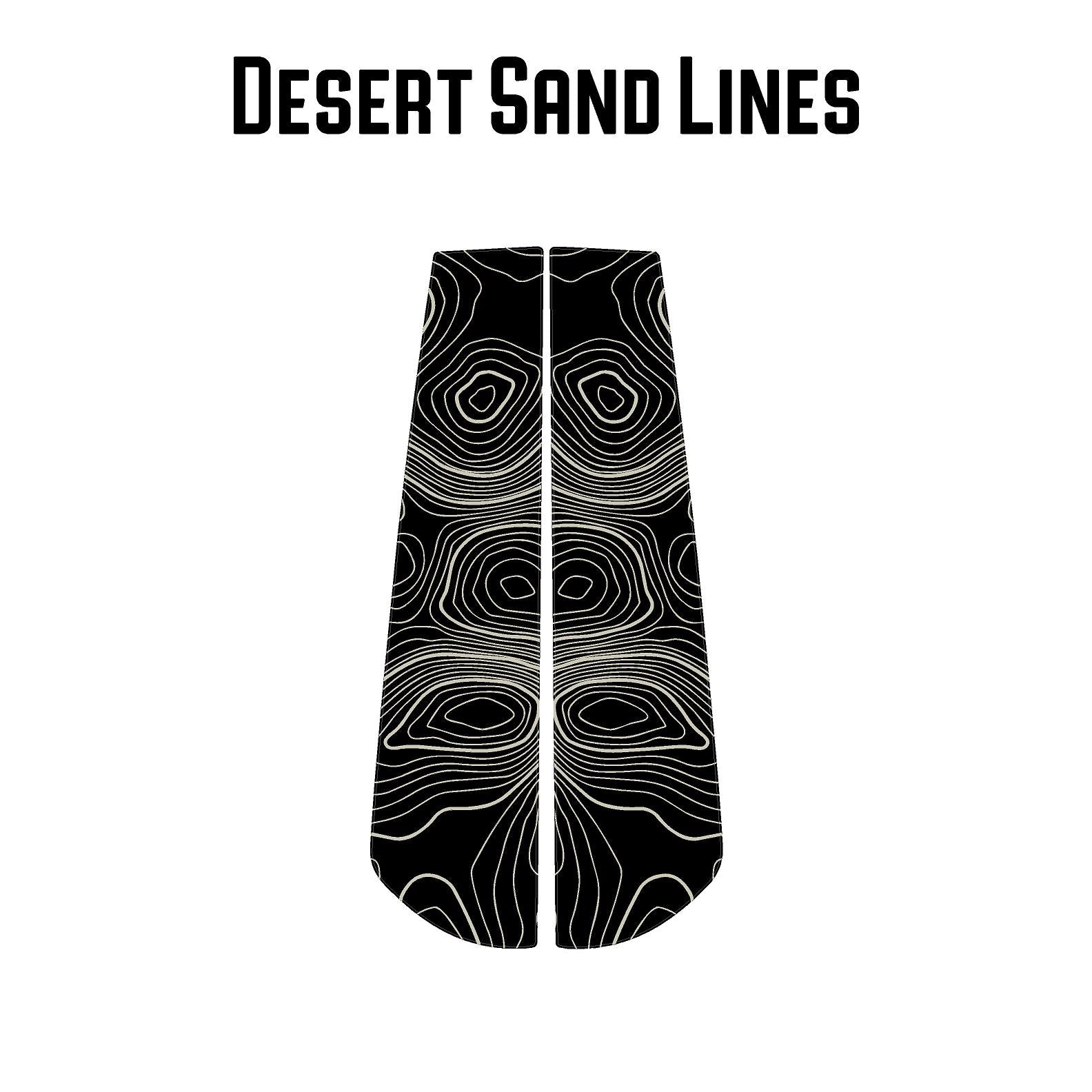 Topographic Sliding Rear Window Trim Overlays - 2025+ 4Runner StickerFab