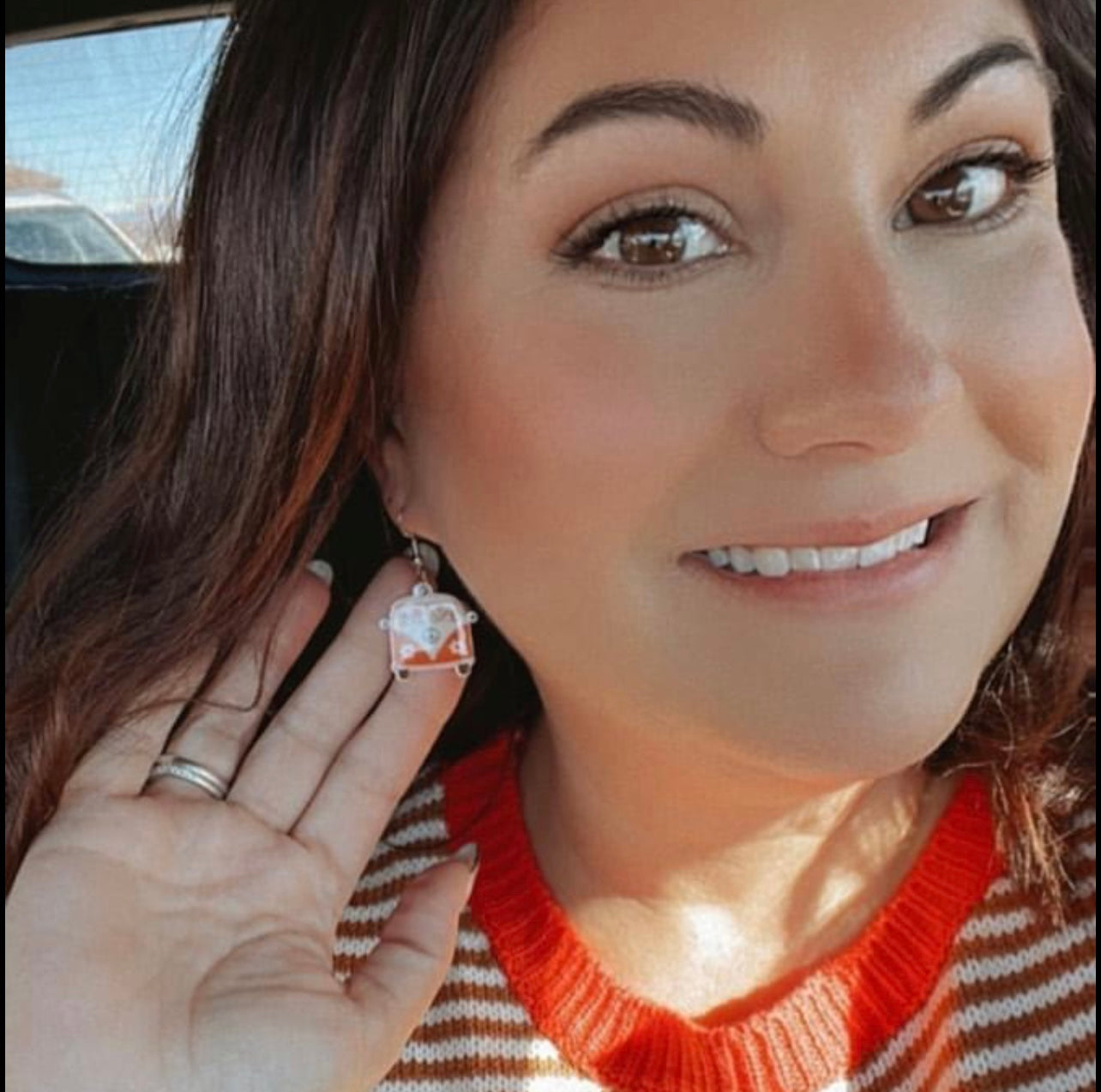 Adorable Vintage Van Earrings Rooted Home Goods