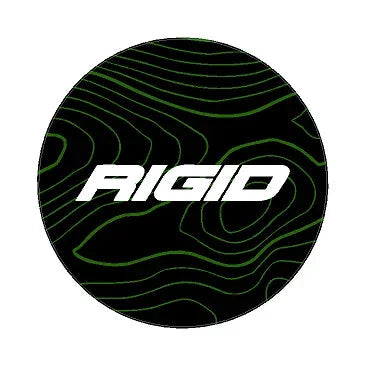 Rigid 360 Series 4" Light Cover Topo Overlays - Universal StickerFab
