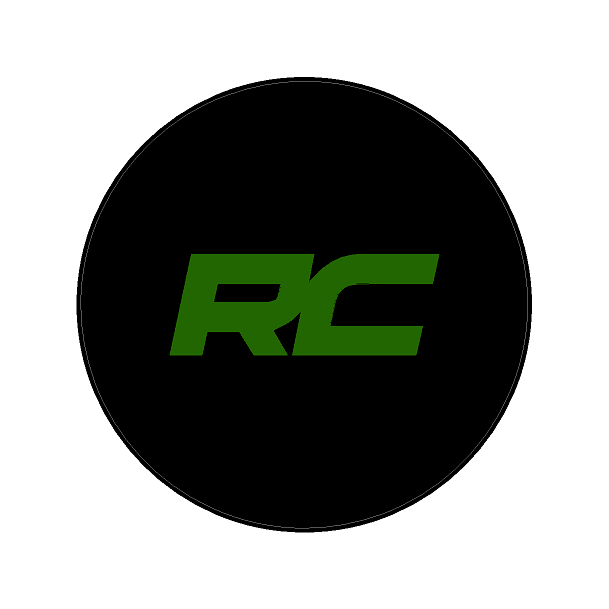 RC 3.5" Black Series Round Cover Overlays - Universal StickerFab
