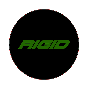 Rigid 360 Series 4" Light Cover Overlays - Universal StickerFab