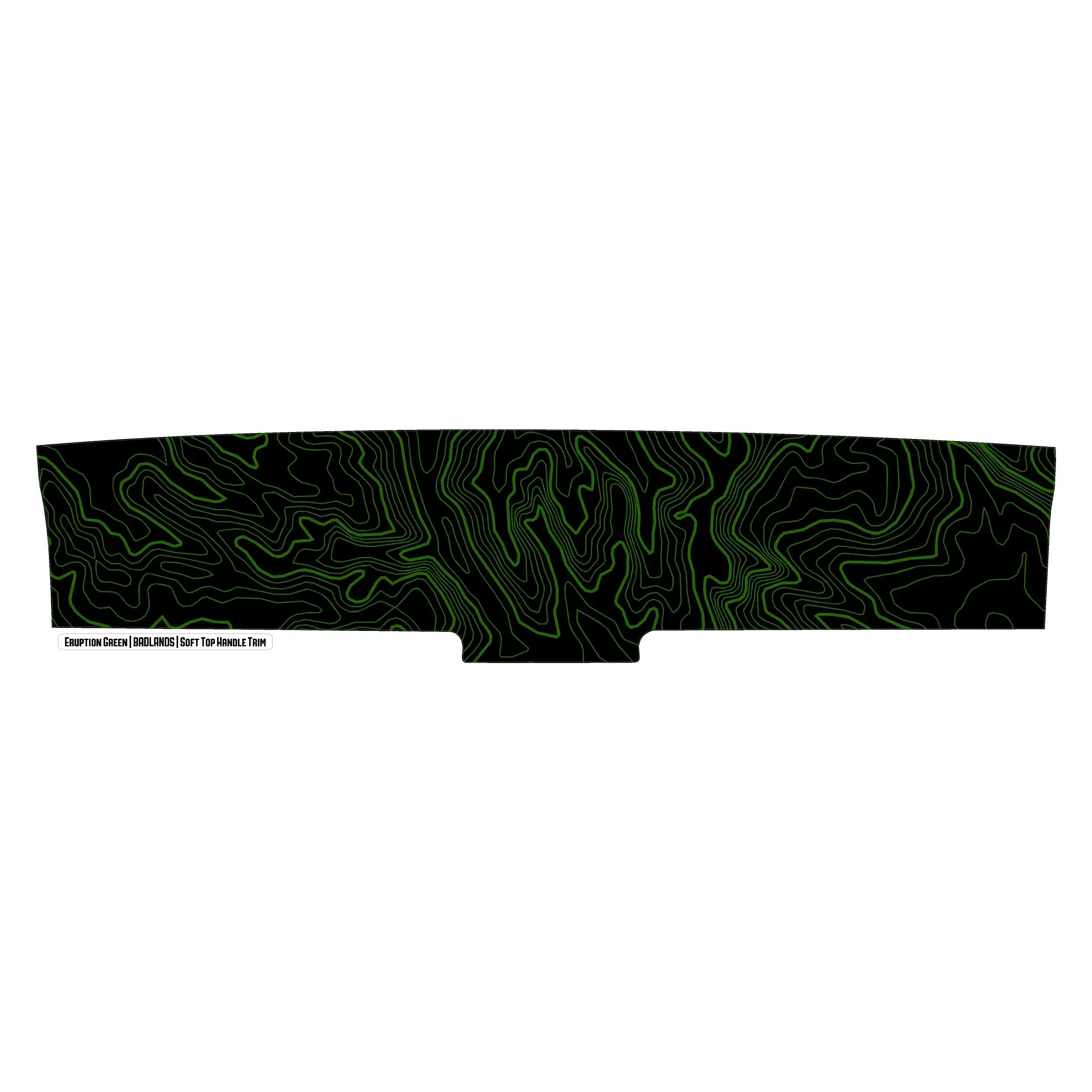 Topo Soft Top Bronco Panel Overlay - 2021+ Bronco Factory Soft Top StickerFab